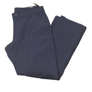 Under Armour Mens Tech Flat Front Performance Golf StraightPants Navy Blue 32x30